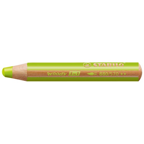 STABILO woody 3 in 1 crayon de couleur, Eco Responsable
