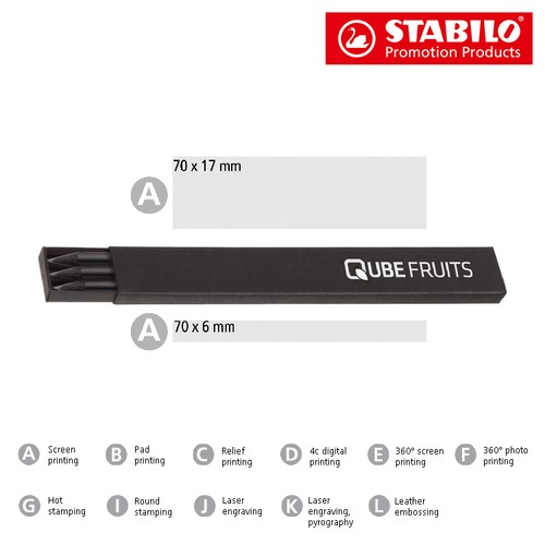 STABILO crayon graphite Set de 3 - 2