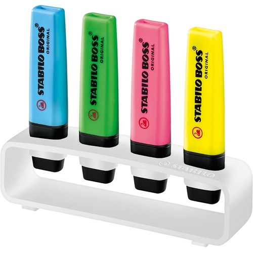 STABILO BOSS ORIGINAL Set de bureau de 4 surligneurs - 1