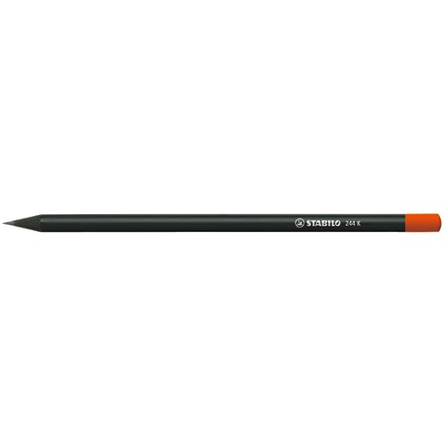 STABILO crayon graphite noir avec tête trempée - 1