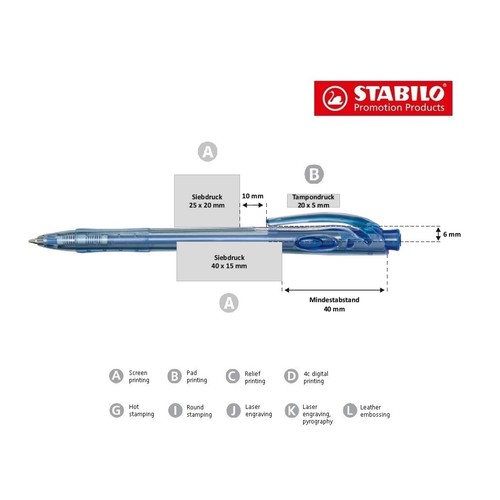 STABILO liner stylo à bille - 3