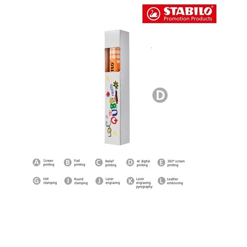 STABILO MARKdry Set de 1 marqueur pour tableau blanc - 3