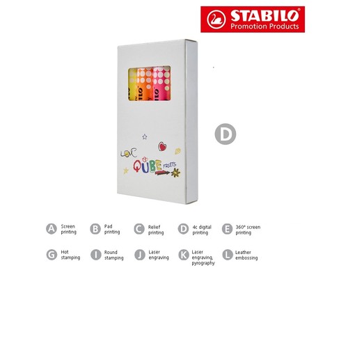 STABILO MARKdry Set de 4 marqueurs pour tableau blanc - 3