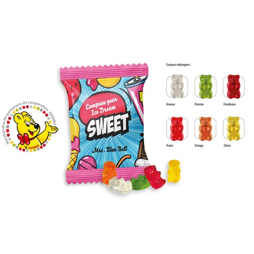 HARIBO Mini-Oursons d'Or en sachet promo, HARIBO Mini-Oursons d'Or, PROPULZ, Objets publicitaires personnalisés