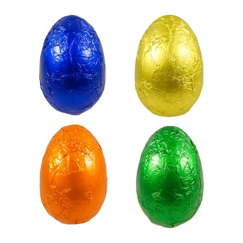 Oeuf en chocolat en carton publicitaire, Oeuf en chocolat