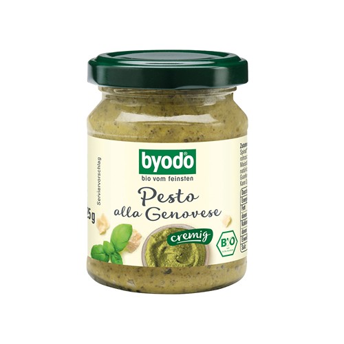 BIO Pesto en carton publicitaire, Bio Pesto alla Genovese