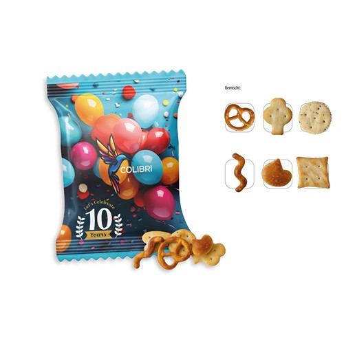 Party Mix en sachet promo, Party Mix, GOODIES MEDIA, Sweetware, fournisseur d'objet publicitaire, fournisseurs de stylo publicitaire, cadeau d'entreprise