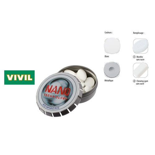 Boîte-Klick-57, VIVIL Extra Strong, sans sucre (Boîte), GOODIES MEDIA, Vivil, fournisseur d'objet publicitaire, fournisseurs de stylo publicitaire, cadeau d'entreprise