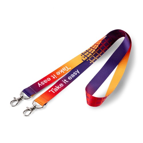 OPEN-END LANYARD - DYE-SUBLIMATION PRINT - MADE IN EU