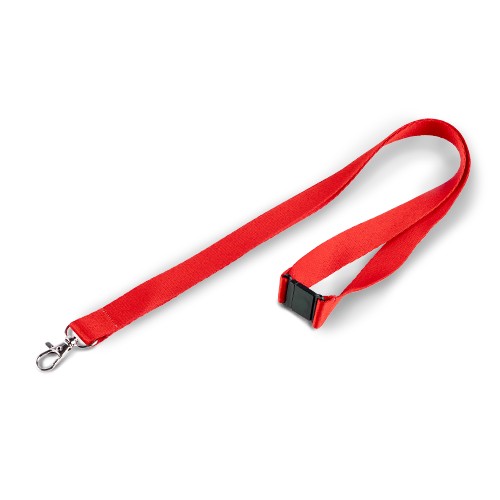 PLAIN STOCK LANYARD - UNIVERSAL - SAFETY BREAK - MADE IN EU - 24 H