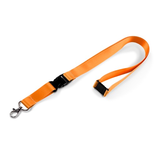 PLAIN LANYARD - SAFETY BREAK - BUCKLE - MADE IN EU - 24-72 H