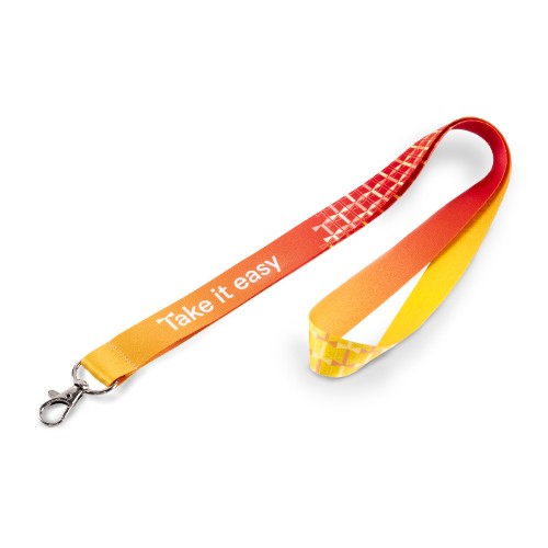 DYE-SUBLIMATED LANYARD - METAL HOOK - MADE IN EU - 24-72 H