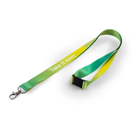 DYE-SUBLIMATED LANYARD - SAFETY BREAK - MADE IN EU - 24-72 H