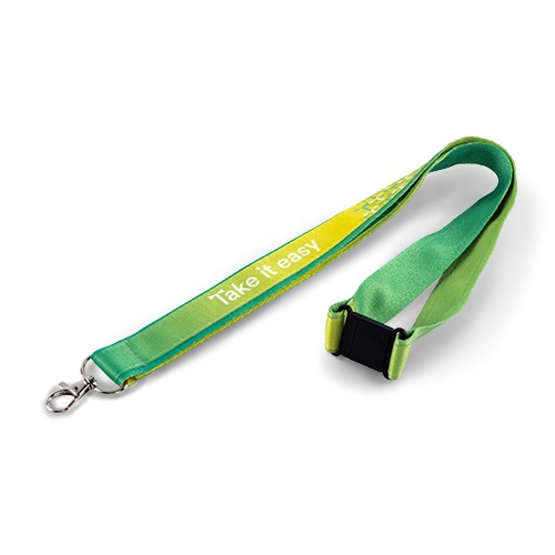 DOUBLE LAYERED LANYARD - SAFETY BREAK - MADE IN EU