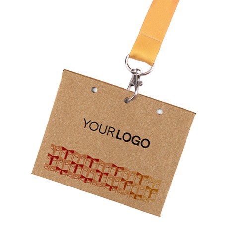Cardboard ID Holder - Horizontal