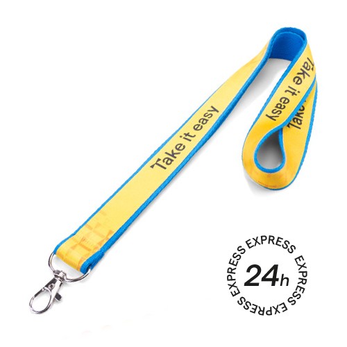 Double-Layer Lanyard w/ Hook