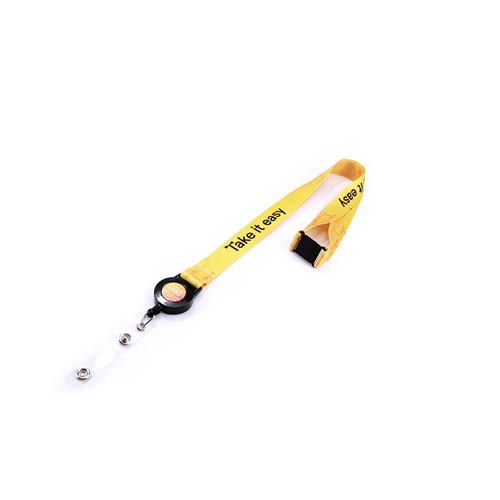 Lanyard w/ Skipass Reel & Safety Break