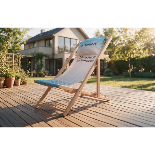 rPET Deck Chair w/ Towel Pocket rPET Deck Chair w/ Towel Pocket