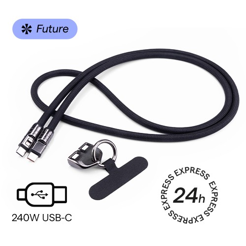 Phone Cord Strap USB-C 240W