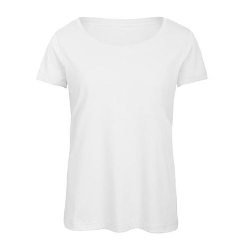 CAMISETA TRIBLEND DE MUJER 130G - 50% POLIÉSTER RECICLADO/ 25% ALGODÓN (INVIRTIENDO EN BETTER COTTON)/ 25% VISCOSA TRIBLEND WOMEN
