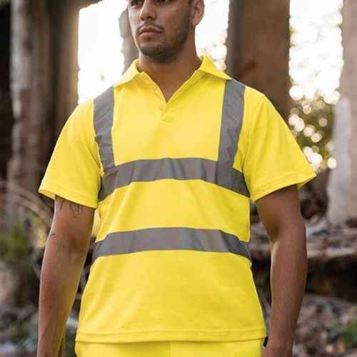 POLO DE ALTA VISIBILIDAD ISO 20471 - 100% POLIÉSTER POLIGH