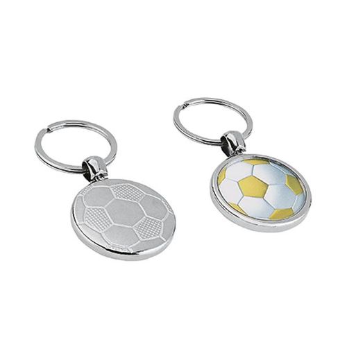 LLAVERO MFT PELOTA DE FÚTBOL CON 1 CARA, METAL MFT