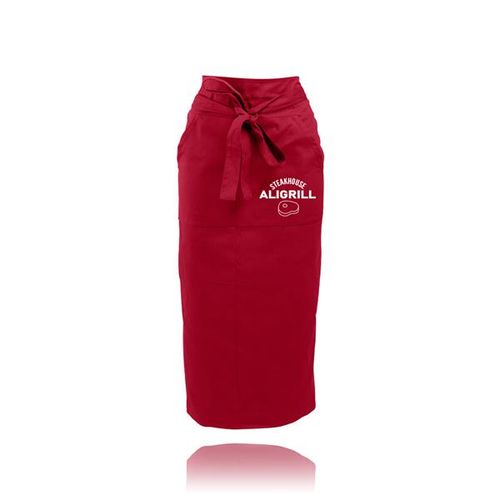 DELANTAL DE CAMARERO CON BOLSILLO FRONTAL, 100% ALGODÓN WAITRESY