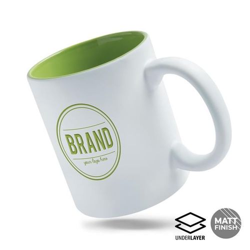 TAZA EN CERÁMICA CON TACTO DE GOMA, 325ML MATTE POPMUG