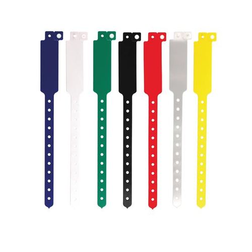 PULSERA IDENTIFICATIVA INVIOLABLE OPACA DE VINIL LENY