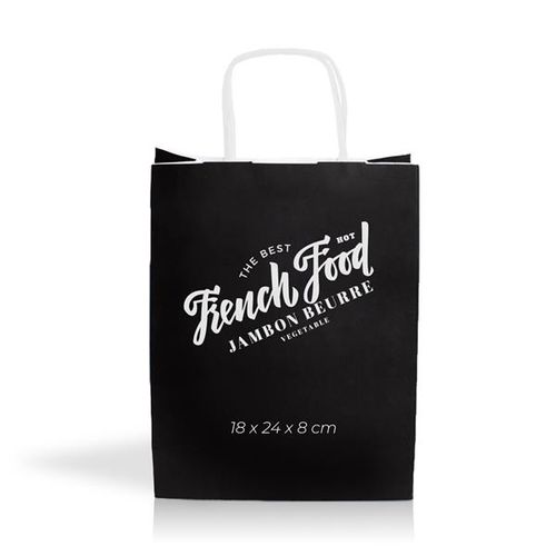 BOLSA PAPEL KRAFT 90G/M2 18X24X8CM - COLORES KRAFTCOLOR01