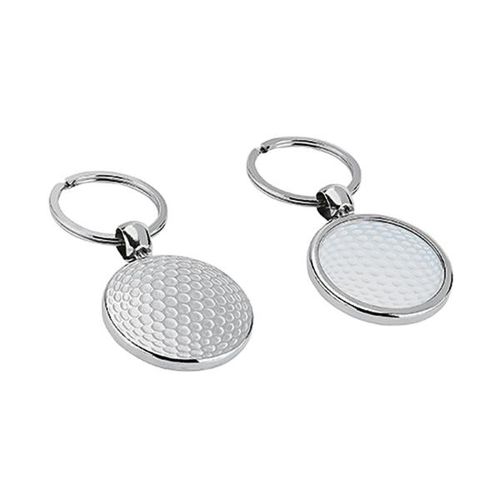 LLAVERO DE METAL PELOTA DE GOLF 1 CARA. MGF