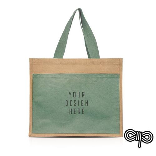 BOLSA EN YUTE, BOLSO FRONTAL 100% ALGODÓN SUNSET