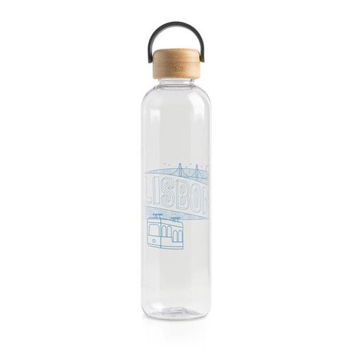 BOTELLA TRITAN DE 1000ML CON TAPA DE BAMBÚ. BTBOTTLE