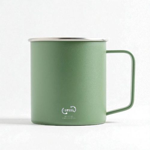 TAZA DE ACERO INOXIDABLE RECICLADO, 400 ML MRSS HANDLE