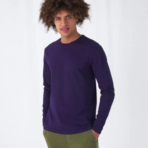 CAMISETA B&C #E190 MANGA LARGA - 100% ALGODÓN (INVIRTIENDO EN BETTER COTTON) #E190 LSL