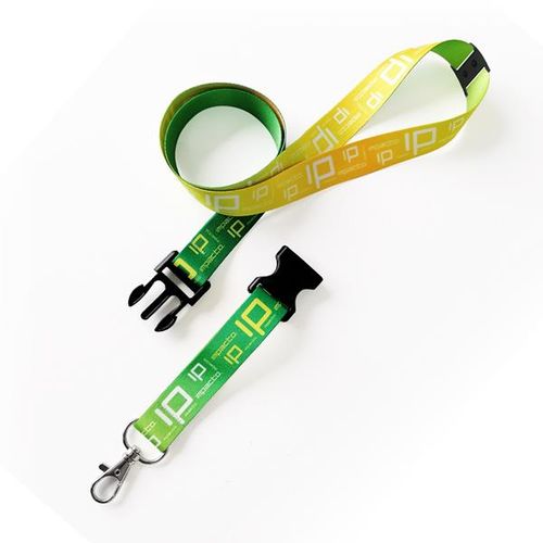 LANYARD CON MOSQUETÓN, HEBILLA CLICK-CLAC Y CIERRE DE SEGURI SUBLISAFE CLAC