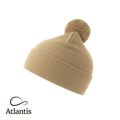 GORRO WIND S CON POMPÓN, POLIÉSTER RECICLADO WIND-S WITH POMPOM