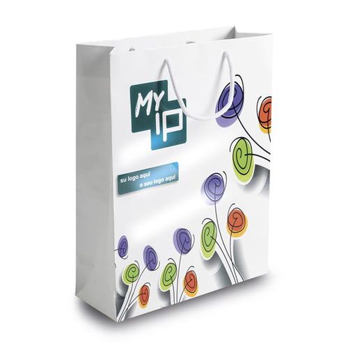 BOLSA DE PAPEL GRANDE, VERTICAL, BRILLANTE GRANDBAG