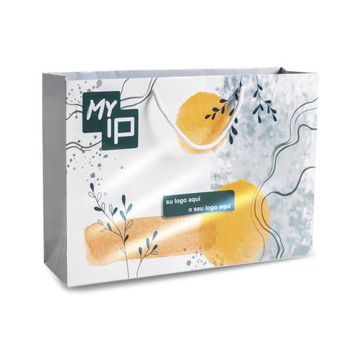 BOLSA DE PAPEL GRANDE, HORIZONTAL, BRILLANTE GRANDBAG