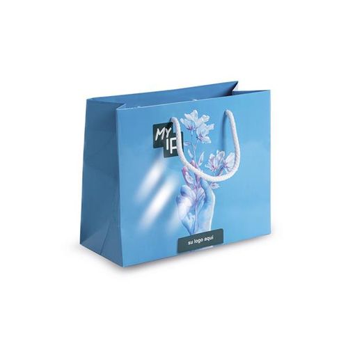 Bolsa de Papel Mediana, Horizontal, Brillante MidBag
