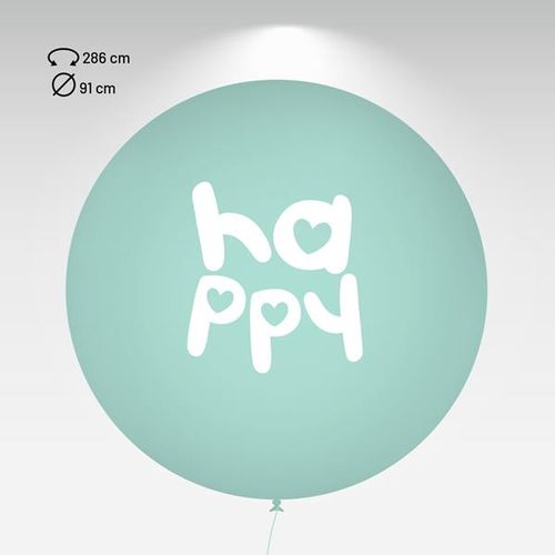 GLOBO PERSONALIZADO HG3FTI, 1 CARA 1 COLOR BIOGIANT