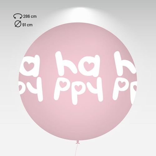 GLOBO PERSONALIZADO HG3FTI, 4 CARAS 1 COLOR BIOGIANT