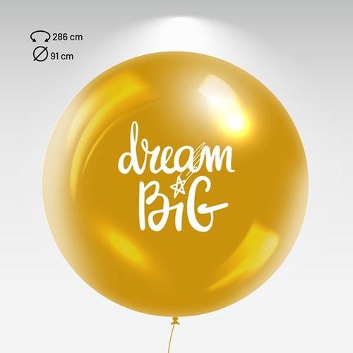 GLOBO PERSONALIZADO HG3FTI, 1 CARA 1 COLOR BIOGIANT