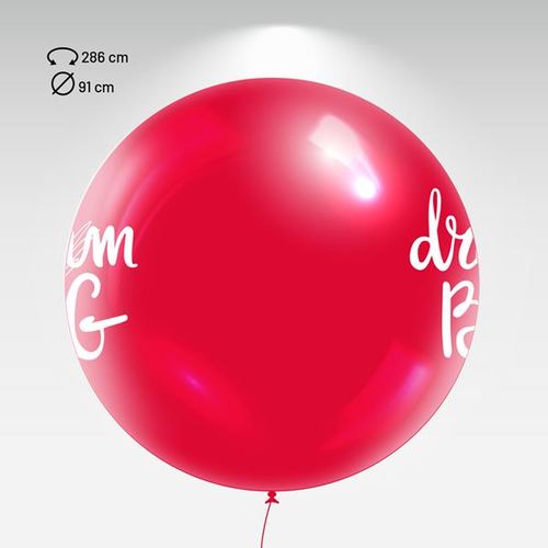 GLOBO PERSONALIZADO HG3FTI COLORES METALIZADOS, 2 CARAS 1 COLOR BIOGIANT