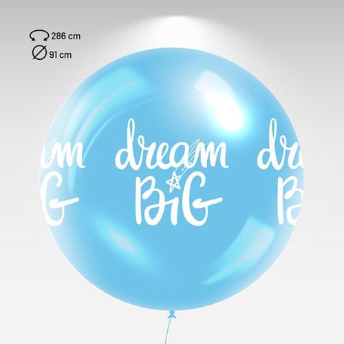 GLOBO HG3FTI PERSONALIZADO COLORES METALIZADOS, 4 CARAS 1 COLOR BIOGIANT