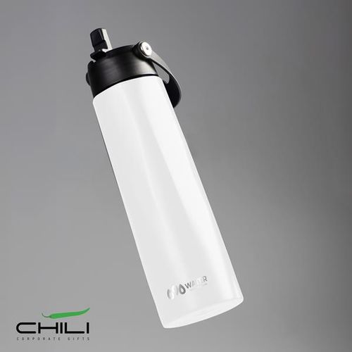 BOTELLA CHILI DE 1 L, CON ASA Y PAJITA CALYPSO SPORTS