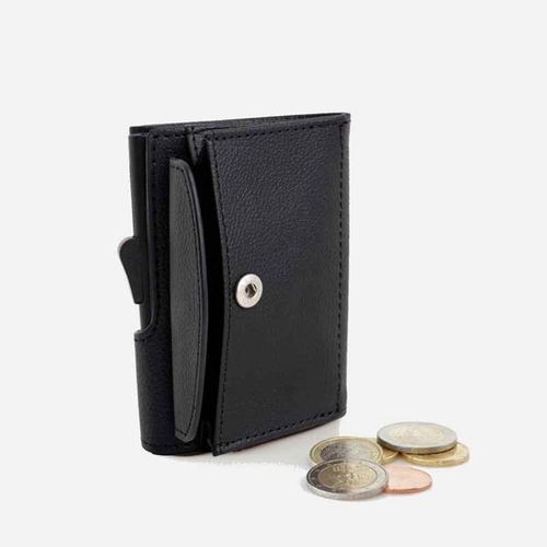 CARTERA TARJETERO Y MONEDERO C-SECURE EN PU COIN WALLET