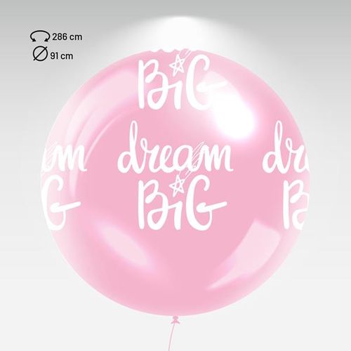 GLOBO HG3FTI PERSONALIZADO COLORES METALIZADOS, 5 CARAS 1 COLOR BIOGIANT