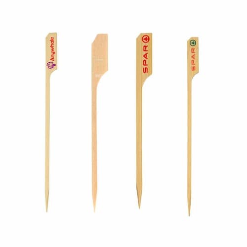 Bamboo golf pick.9 cm. Direct print Bamboo golf pick.9 cm. Direct print