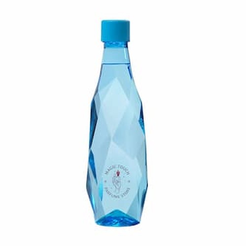 Healsi personalized colored water bottle 500 ml. Blue color. Sticker label